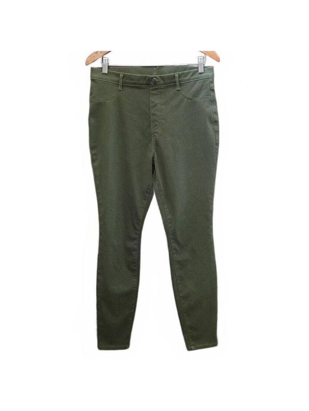 Time and Tru Women's Olive Green Skinny Pants Size L